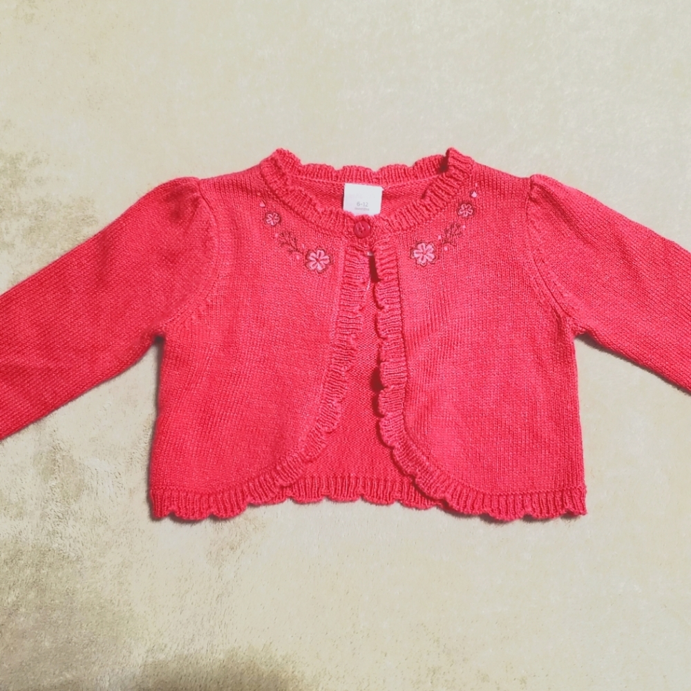 Gymboree Woodland Tail scalloped crop sweater